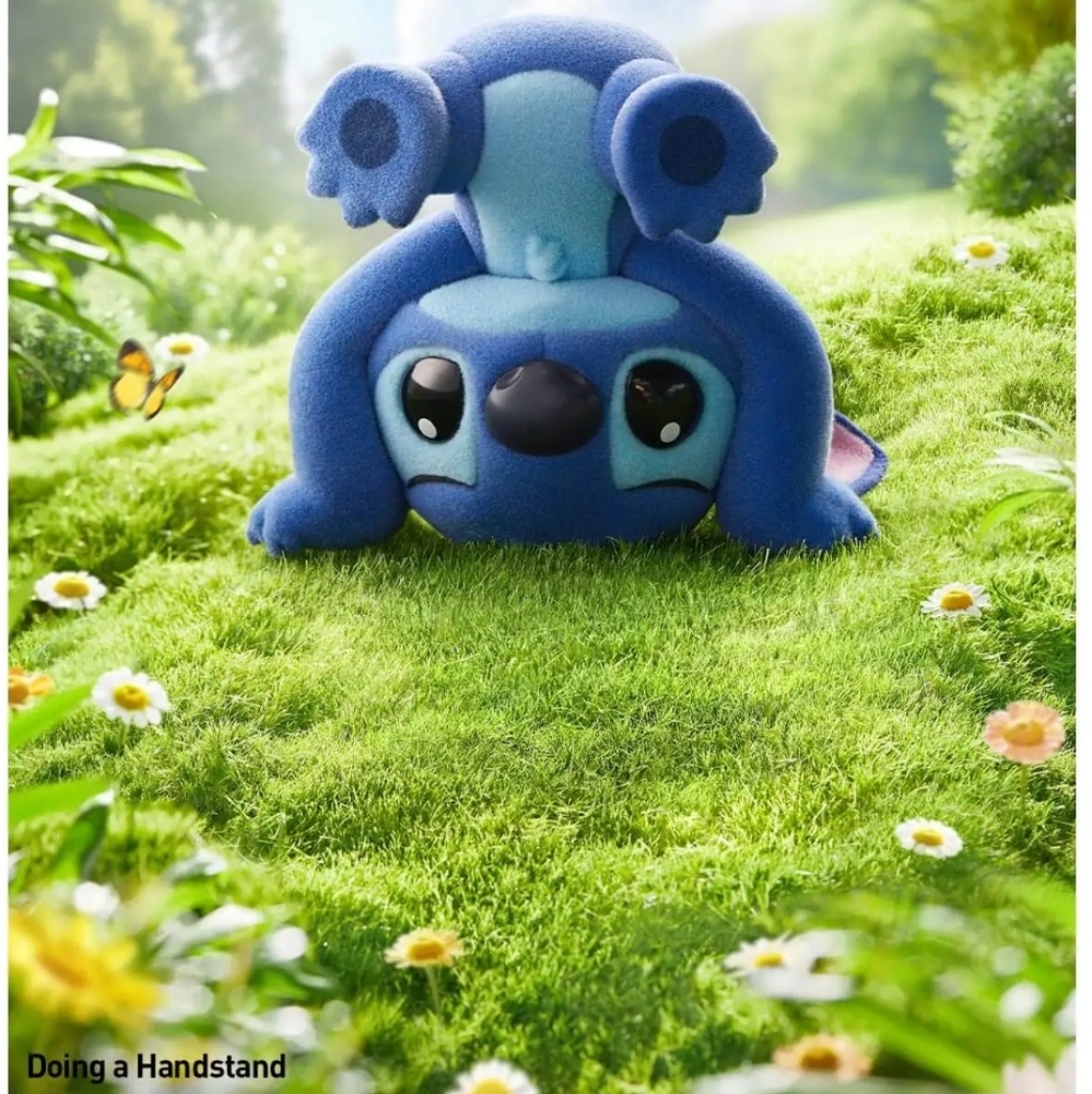 Disney Stitch Little Emotions Series Figures - Doing A Handstand -‎ NIB